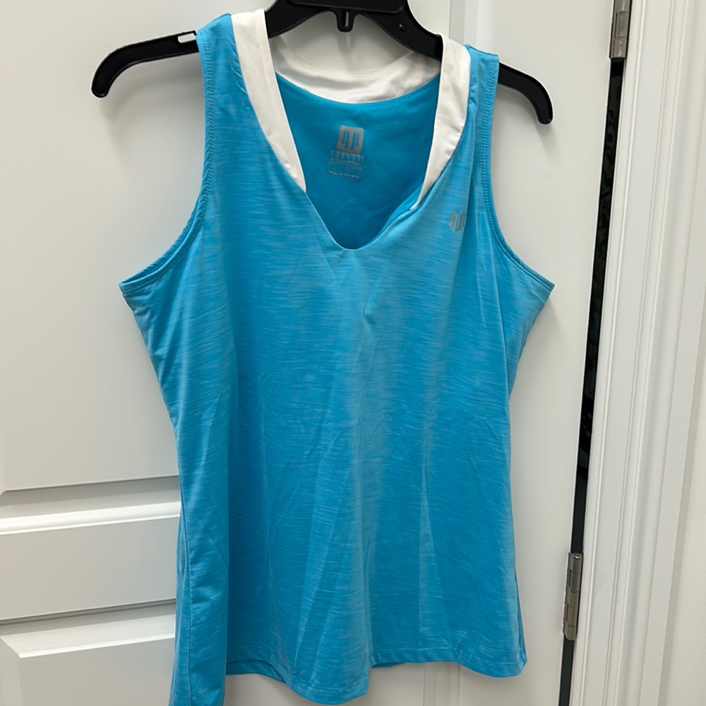 ELEVEN by VENUS turquoise athletic top L